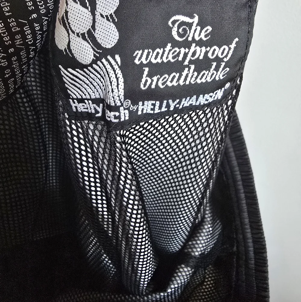 Helly Hansen Black Workwear Unisex Helly Tech Waterproof Nylon Pants SZ Large - Picture 12 of 13